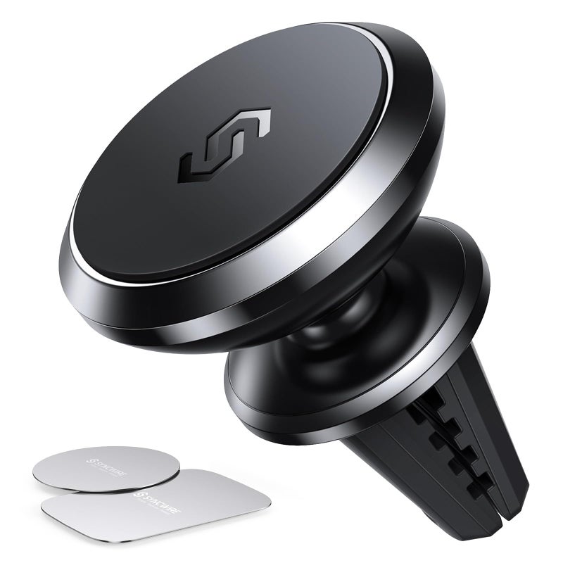 SYNCWIRE Magnetic Phone Holder for Car, Super Strong Magnet Phone Holder Mount Air Vent 360Â° Rotatable Cell Phone Holder Mount for Car Compatible iPhone 17 16 15 14 13 12 11 Pro Max, X XS XR,Android - Image 1